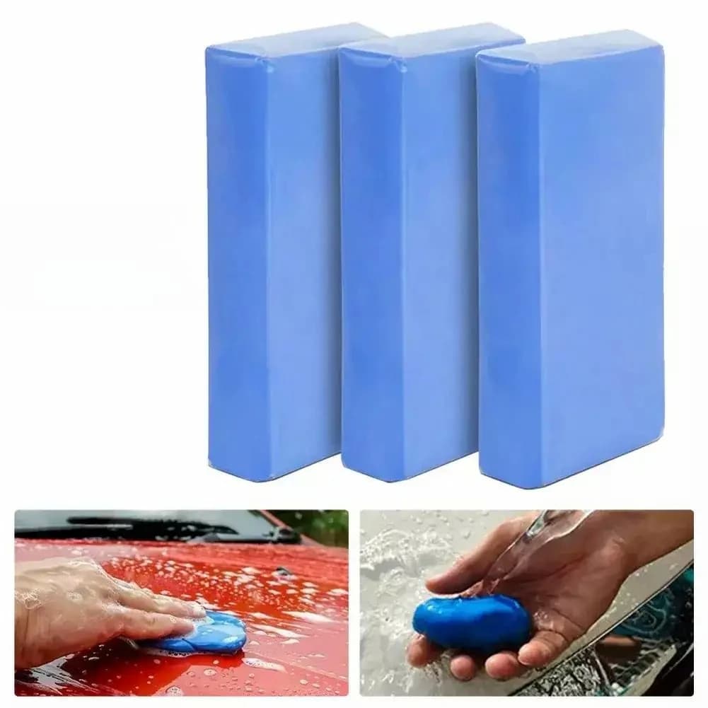 Car Clay Cleaning Bar Washing Mud Set Fine Grade Auto Detailing Waxing Polish Magic Mud Rust Oil Remover Cleaner
