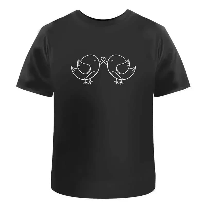 Maglietta in cotone 'Birds In Love' Ta038815