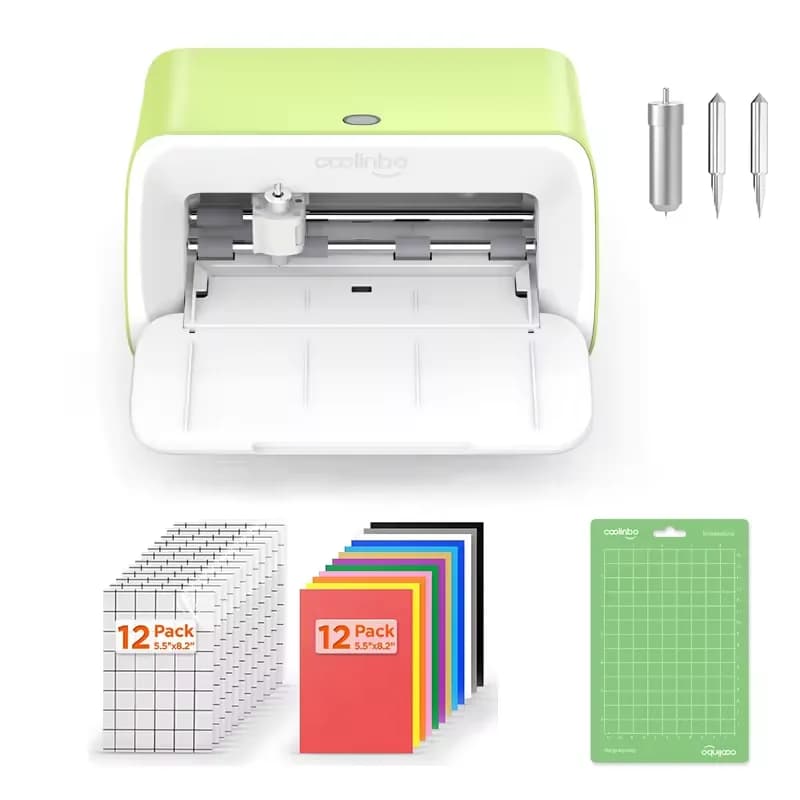 Vinyl Cutter Coolinbo Cuti 2024 Design with App Portable Plotter Cutting Machine Colorful