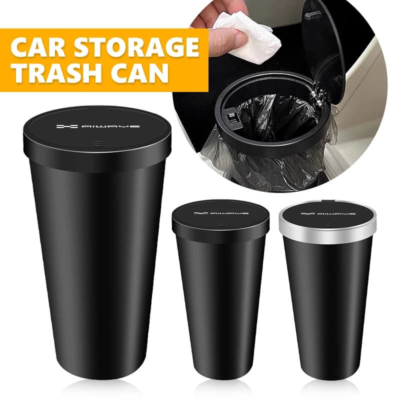Car Trash Bin Garbage Can Rubbish Basket Bin Organizer Storage Holder Auto Accessories For Aiways U5 SE U6 RG Nathalie PRO Bj U7
