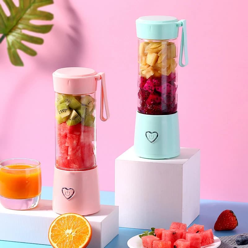 Frullatore per frullato portatile Mini spremiagrumi USB ricaricabile Spremiagrumi Tazza 6 lame Frullato multifunzione Macchina per succhi di frappè