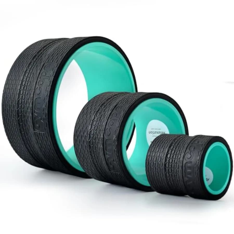 Set di 3 Rulli in Schiuma per la Schiena, per Sollievo Mirato di Schiena e Collo, Stretcher Lombare, Stretcher per Decompressione Spinale, Rullo Massaggiante