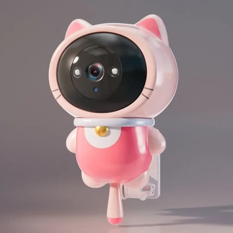 Artefatto intelligente per il monitoraggio del bambino, telecamera ad alta definizione, rete WIFI wireless, monitoraggio intelligente transfrontaliero