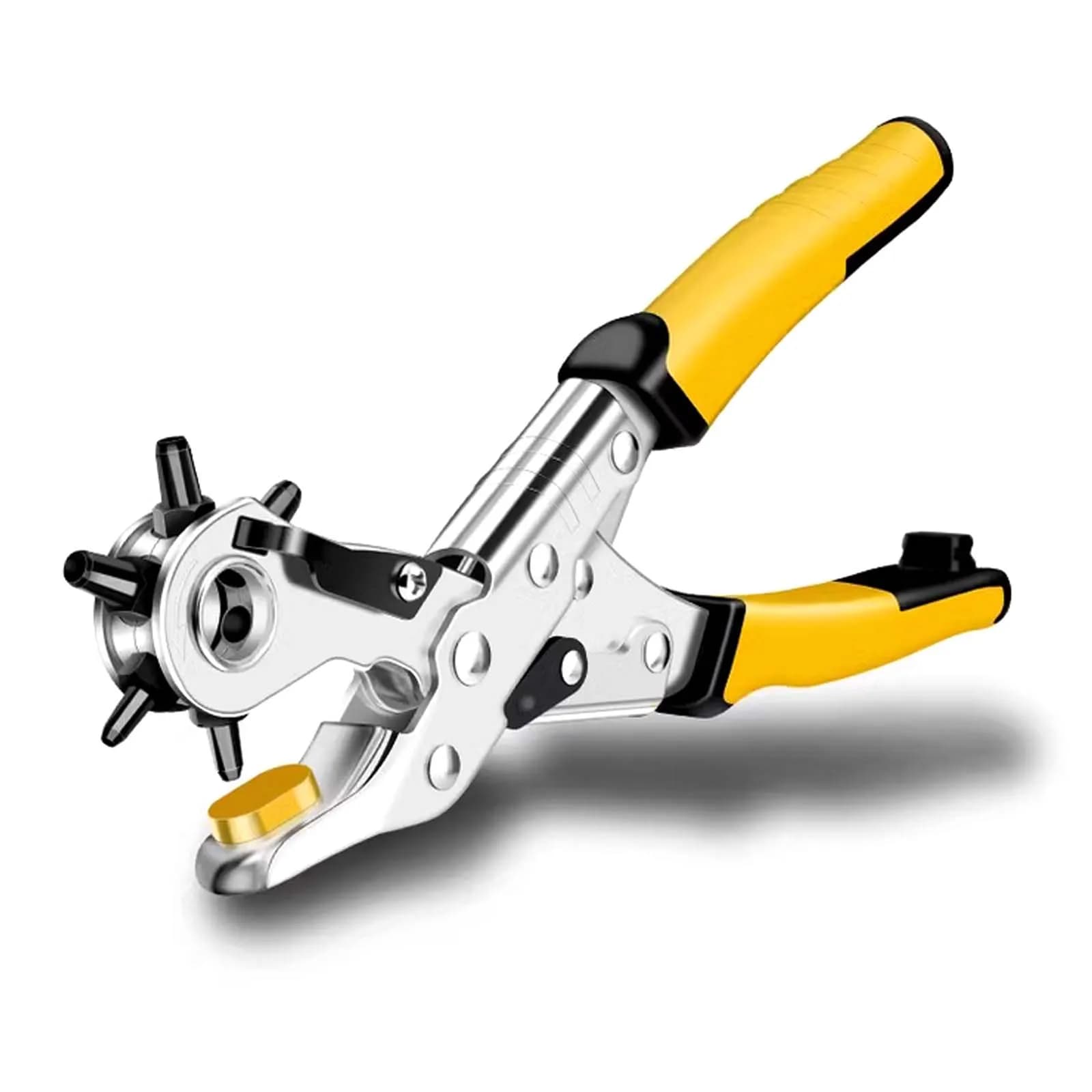 Double lever belt punching pliers to save labor, punching pliers for home leather bag shoulder strap