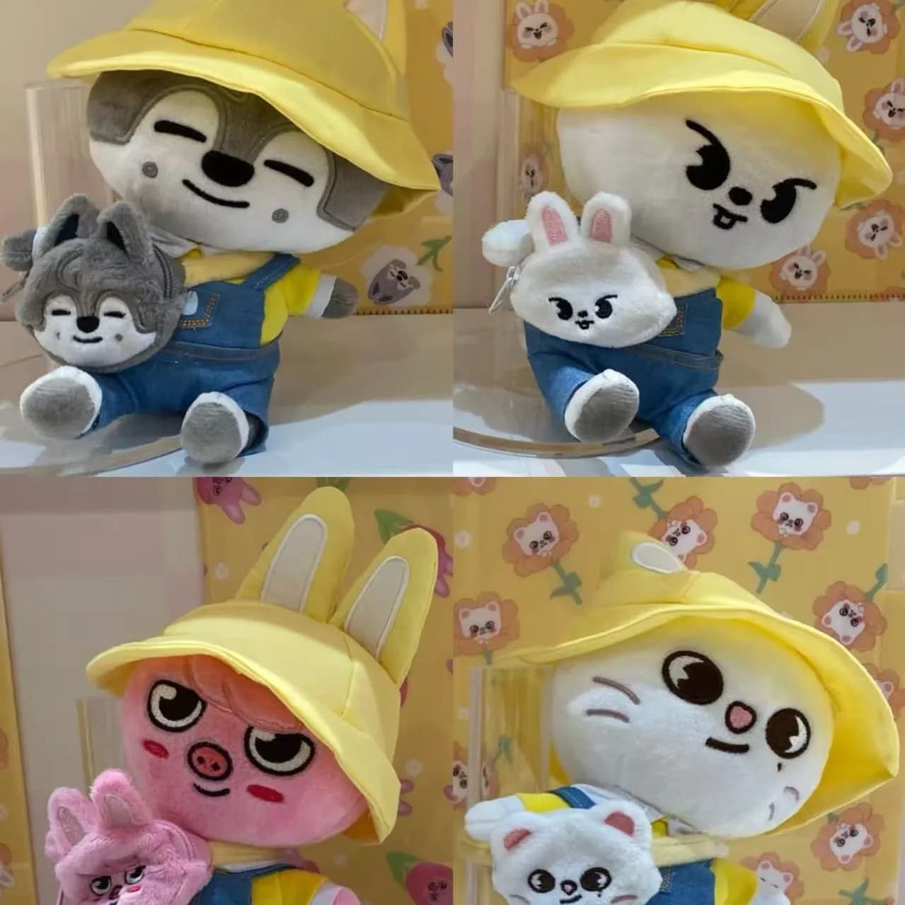 SKZOO Portachiavi Peluche Kpop Astuccio Peluche Seoul FM Settimana Mantello Bambola Scuola di Magia Fan per Bambini Regalo di Compleanno