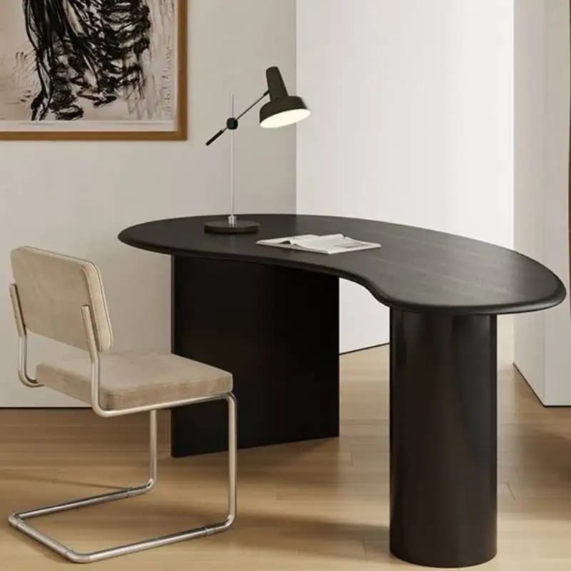 Scrivania direzionale di design nero da parete bianco supporto per laptop studio scrivania direzionale lavoro moderno grande Mesa De Escritorio mobili per ufficio