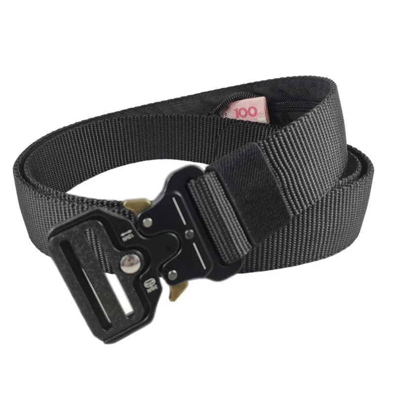Marsupio Antifurto da Viaggio con Cintura Porta Contanti Nascosta, Portafoglio Portatile da 130 cm per Uomo e Donna, Cintura Segreta per Nascondere Denaro