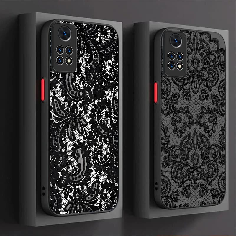 Cover Personalizzata Sexy in Pizzo per Xiaomi Redmi Note 14 13 12 11 Pro Plus 5G 12S 11S 10S 10 9 Redmi 14C 13C 12C 12 4G A3 A3X