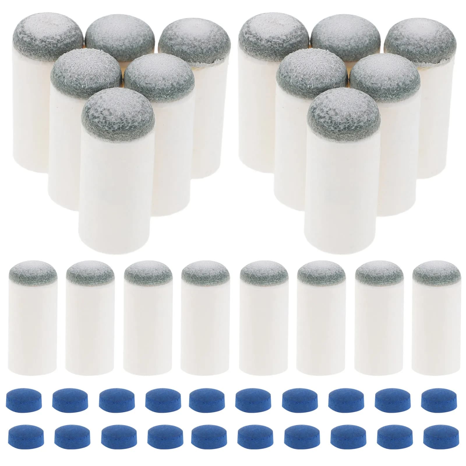 Kit di 40 Punte di Ricambio per Stecche da Biliardo, Accessori Professionali per Precisione e Manutenzione