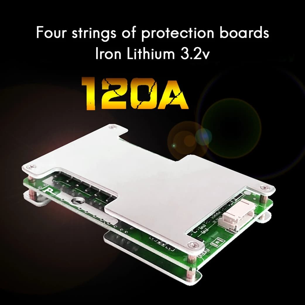 【CHYY HOT】 Scheda di protezione della batteria al litio 4S 12,8 V 120A Scheda di protezione del caricabatteria al litio ferro fosfato per Lifepo4