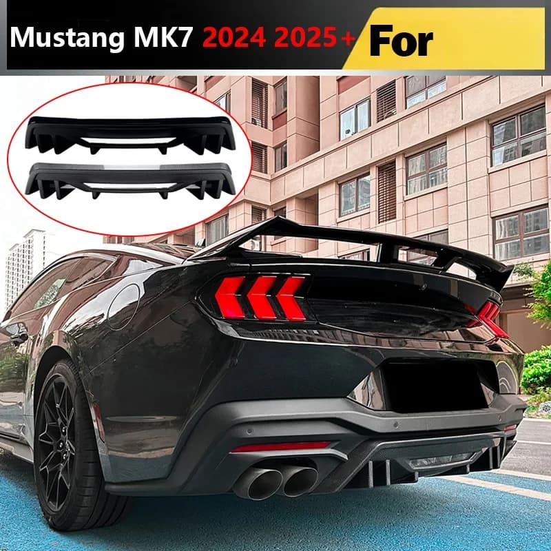 High Quality Rear Bumper Diffuser Lip Lower Guard Protector Body Kit Fit For Mustang MK7 2024-2026 Up