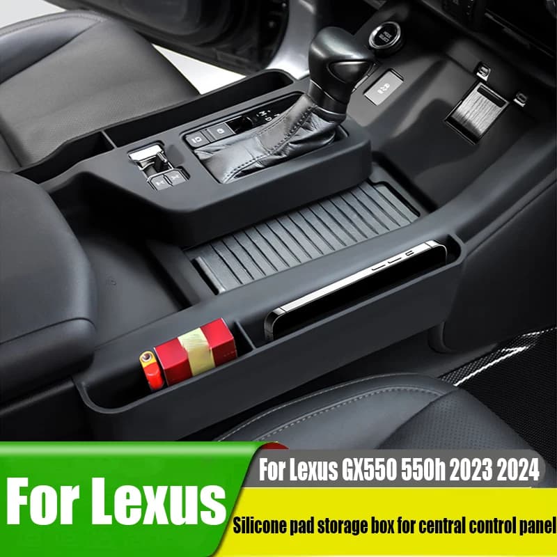 For Lexus GX550 550h 2023 2024 silicone central control panel protective pad storage box car interior decoration modification