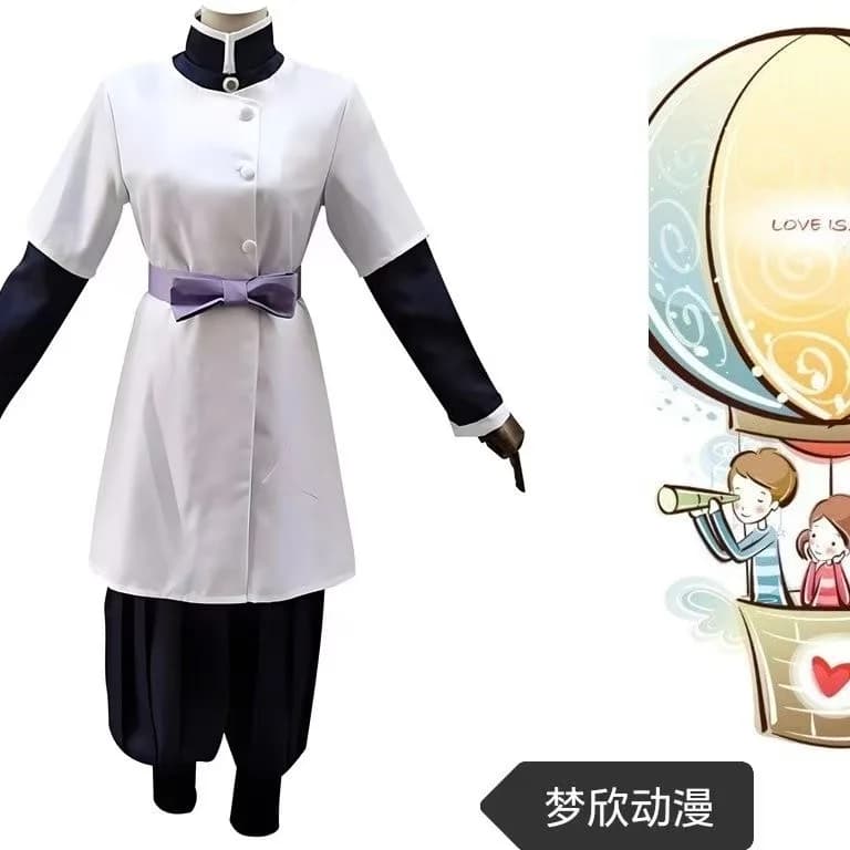 Costume cosplay per Aoi Kanzaki Butterfly Mansion Kimetsu no Yaiba Adatto