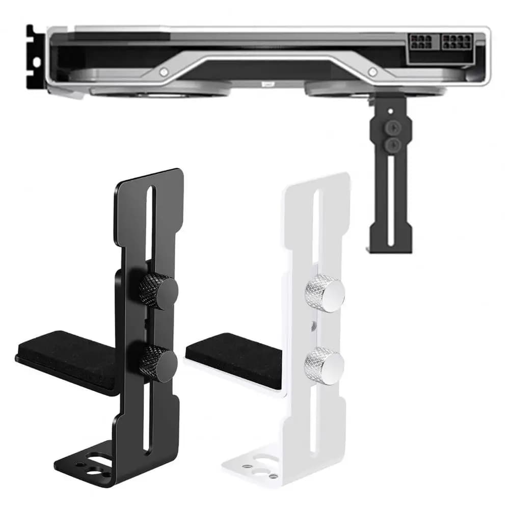 Supporto per scheda grafica Design regolabile supporto per scheda grafica con staffa di supporto GPU in metallo ad alta resistenza antigraffio