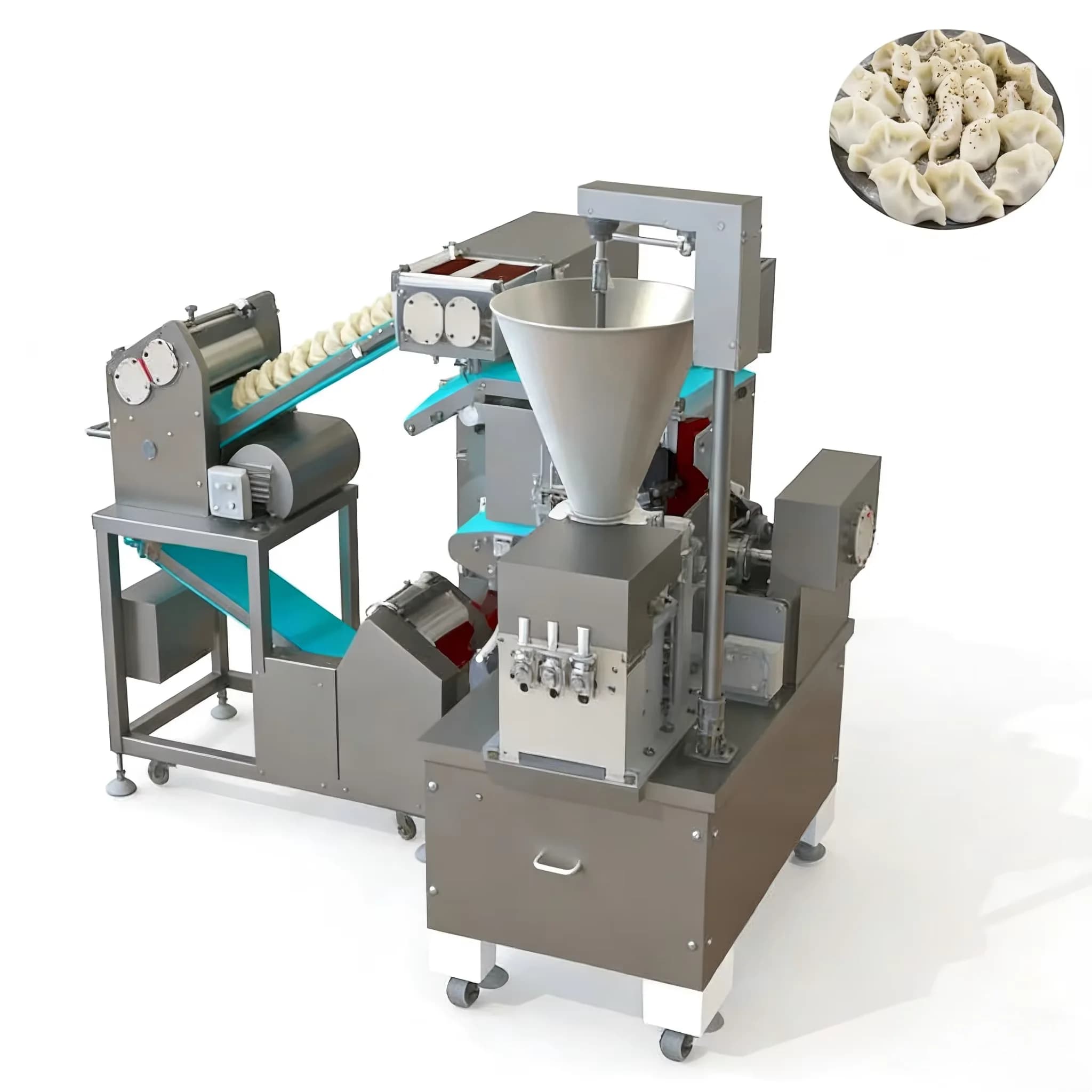 Linea Completa Automatica per la Produzione di Ravioli - Macchine per la Lavorazione di Prodotti a Base di Cereali ad Alte Prestazioni da 50 kg/h