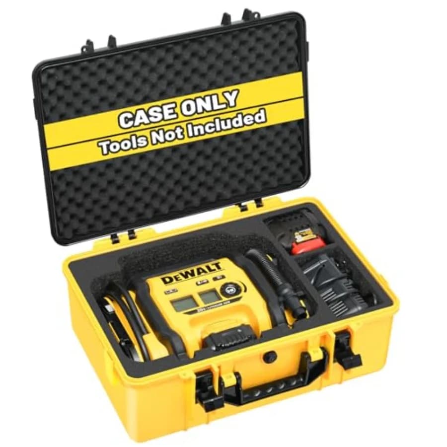 Custodia per Compressore d'Aria DEWALT 20V MAX DCC020IB - Borsa Rigida Impermeabile per Pompa d'Aria Compatibile con DEWALT