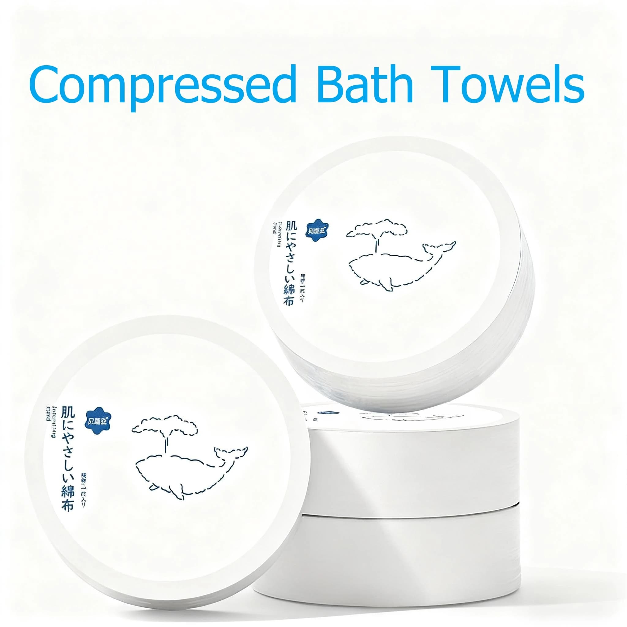 Asciugamani da bagno usa e getta da 4 pezzi Asciugamani da campeggio addensati portatili di grandi dimensioni per viaggi in hotel Viaggio d'affari Nuoto Pet 70X140 cm