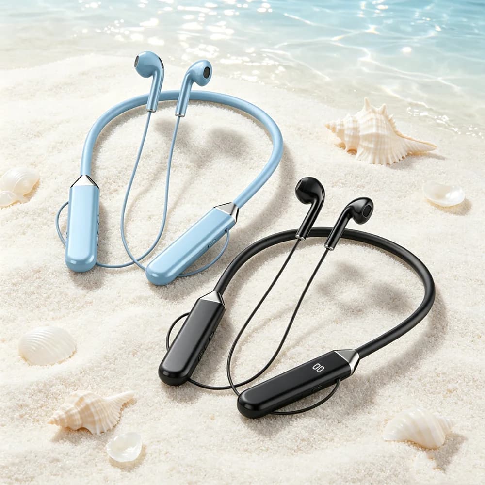 Wireless Earbuds Fone Bluetooth Headphones Secure-fit Bluetooth Headsets Feature Adjustable Bands for Active Sports Enthusiasts
