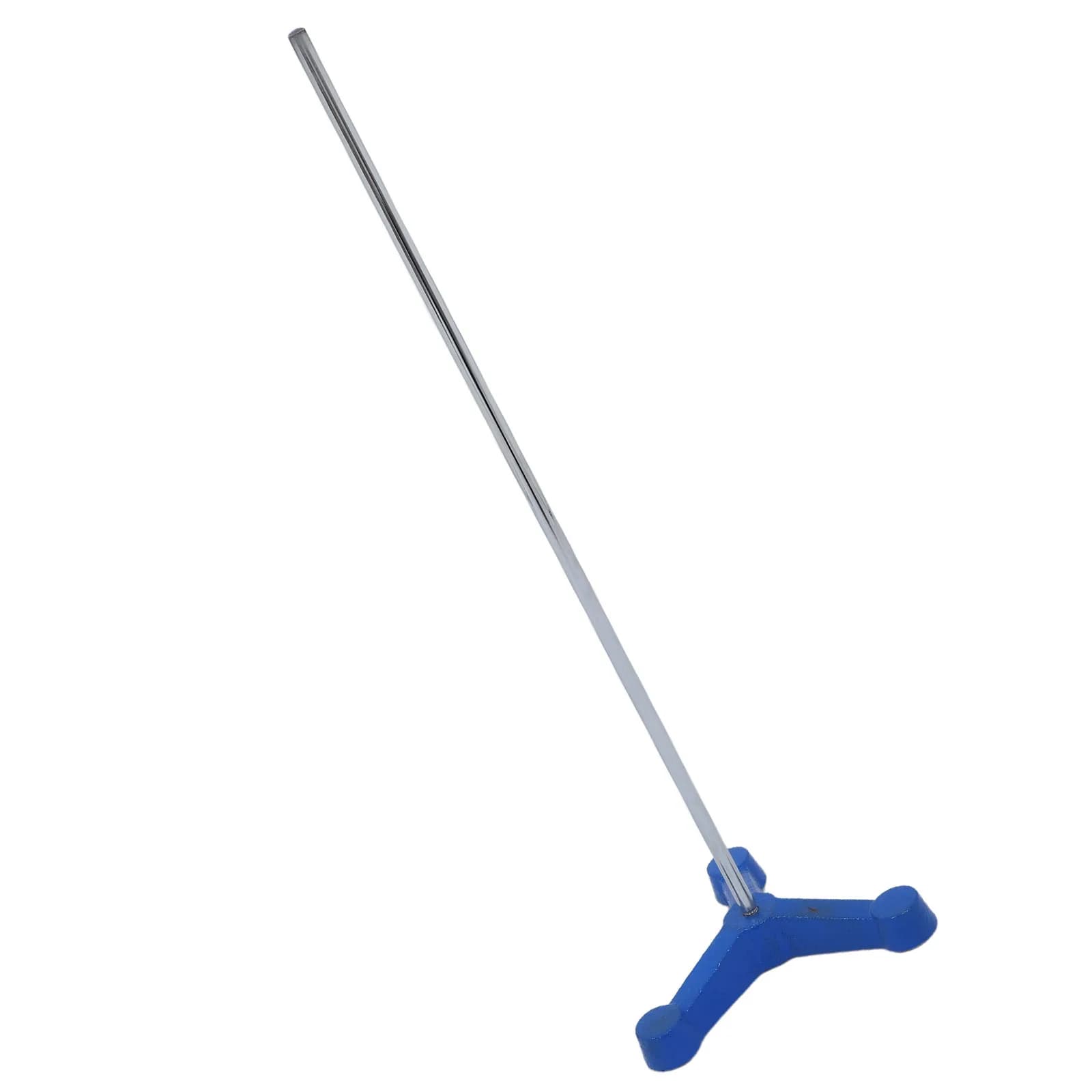 Laboratory Metal Retort Base Stand 110Mm Long Rod Triangular Tripod Stable Equipment Chemistry Tripod Glassware