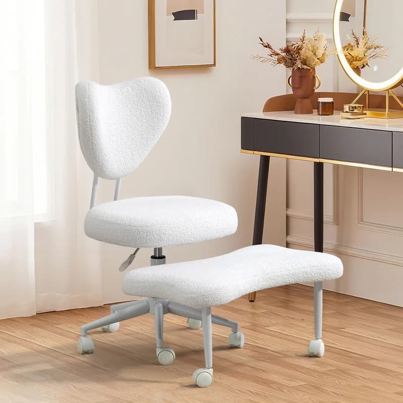 Ergonomic Meditation Chair with Lumbar Support and Adjustable Seat Cushion, Beige – Ideal for Office Use