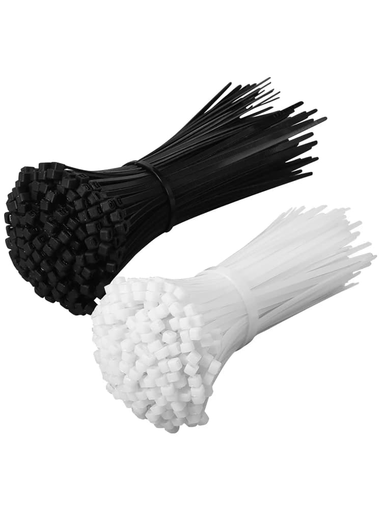 Fascetta in nylon di plastica autobloccante 100 PZ nero 3X100 anello di fissaggio fascetta per cavi 4X200 fascetta per cavi con zip cinturino set fascette in nylon