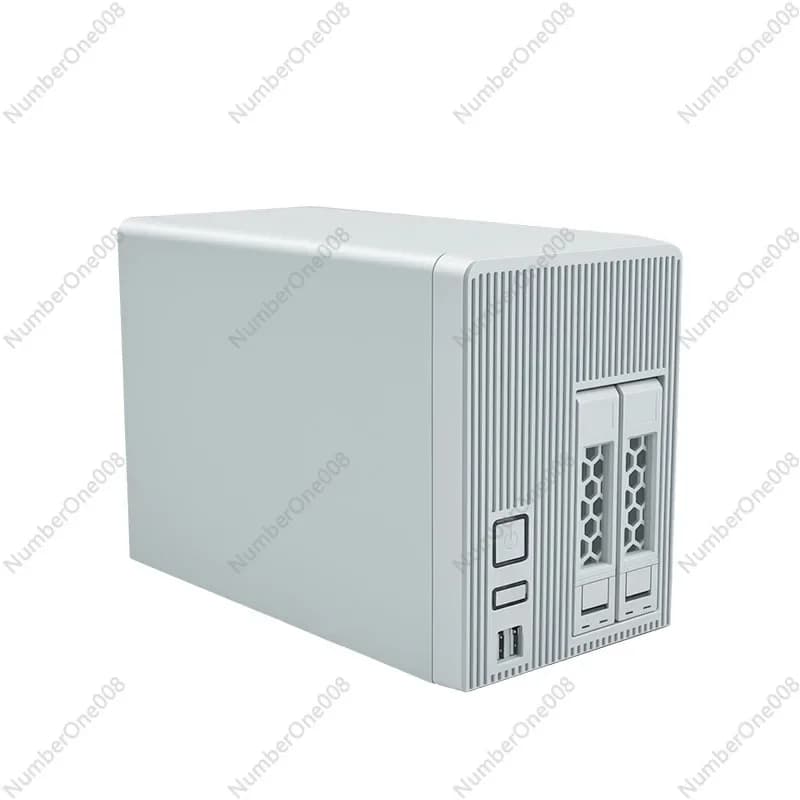 NAS a 2 Bay, Server Cloud Privato per Casa, Espansione Disco Rigido Mobile, Backup Dati