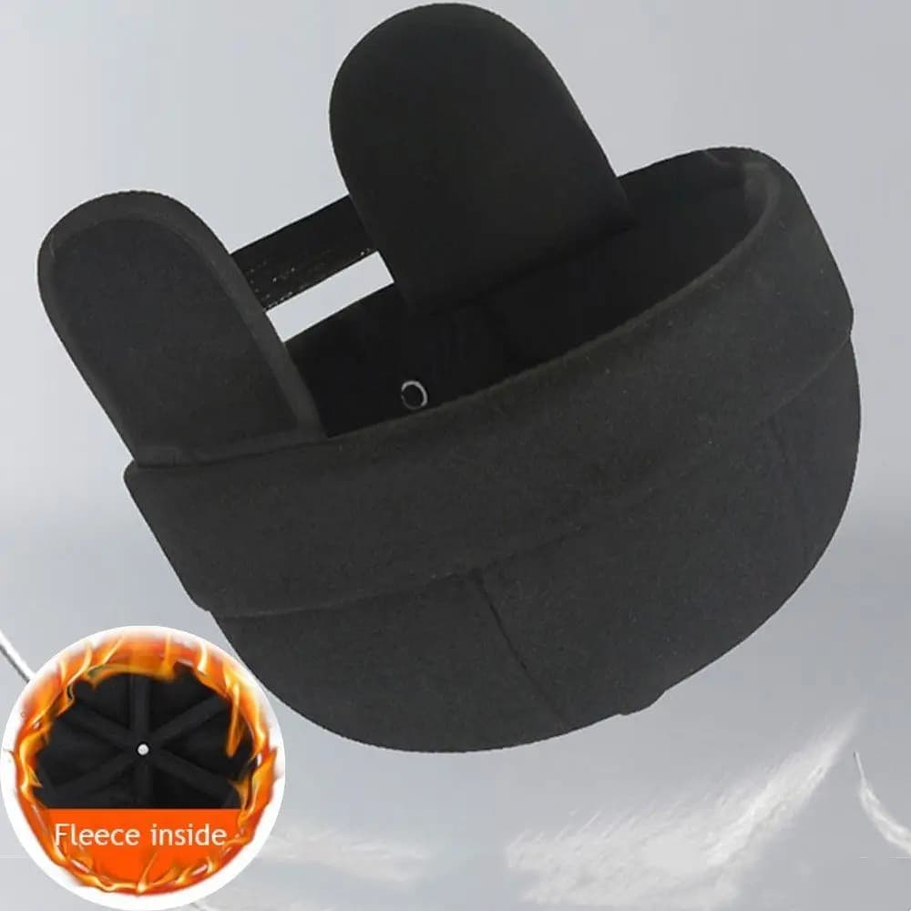 Berretti da uomo in tessuto caldo pile Berretto da corsa all'aperto antivento Cappello da padrone di casa invernale Berretti di protezione per le orecchie Cappello da strada hip-hop coreano