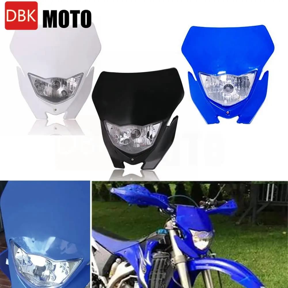 Motorcycle Headlight Accessory Front Light Headlamp Accessories For Yamaha WRF250 400 426 450 WR250 WR450 YZ YZF TW TTR Enduro