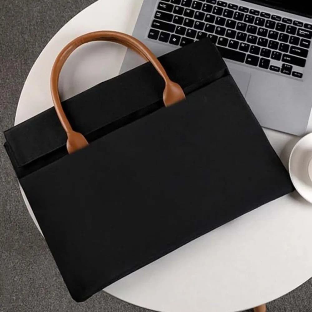 Borsa da viaggio con maniglia Borse portatili per laptop Materiale morbido Custodia per laptop multistrato Custodia sottile e leggera per notebook Borsa da donna