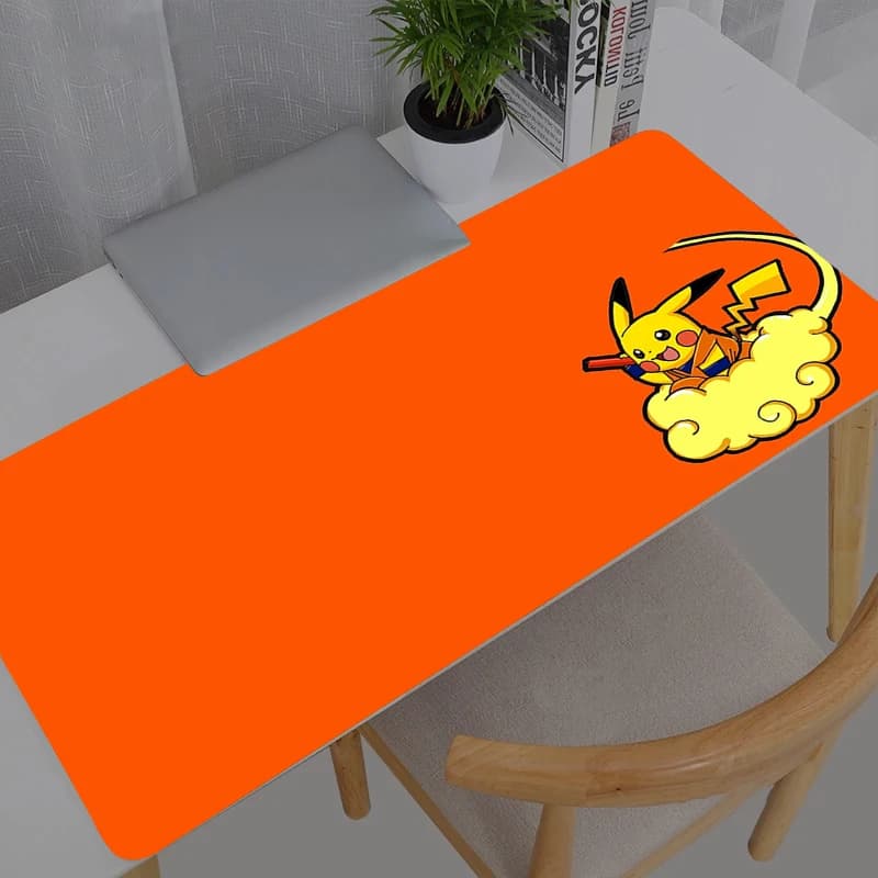 Tappetino per mouse da gioco Pokemon Pikachu, grande e resistente, tappetino per mouse per computer, tappetino da scrivania, tappeto per PC, accessori per tastiera, tappetino da tavolo per gamer