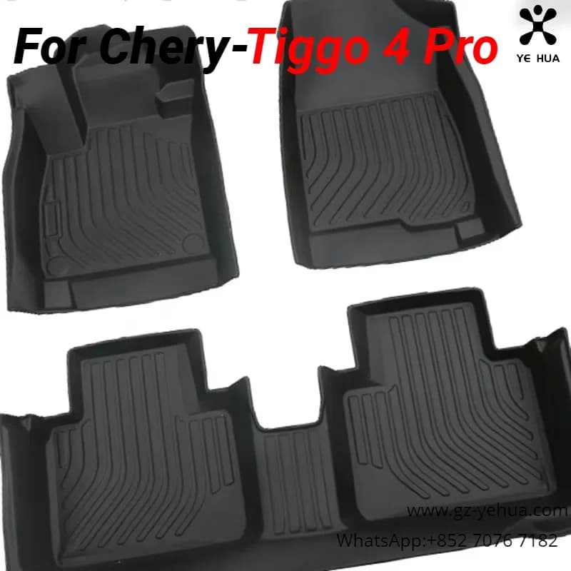 For Chery Tiggo 4 Pro 2020 2023 Car Floor Mat Waterproof Non-slip TPE Modified Automobiles Parts Accesorios Para Auto Tools