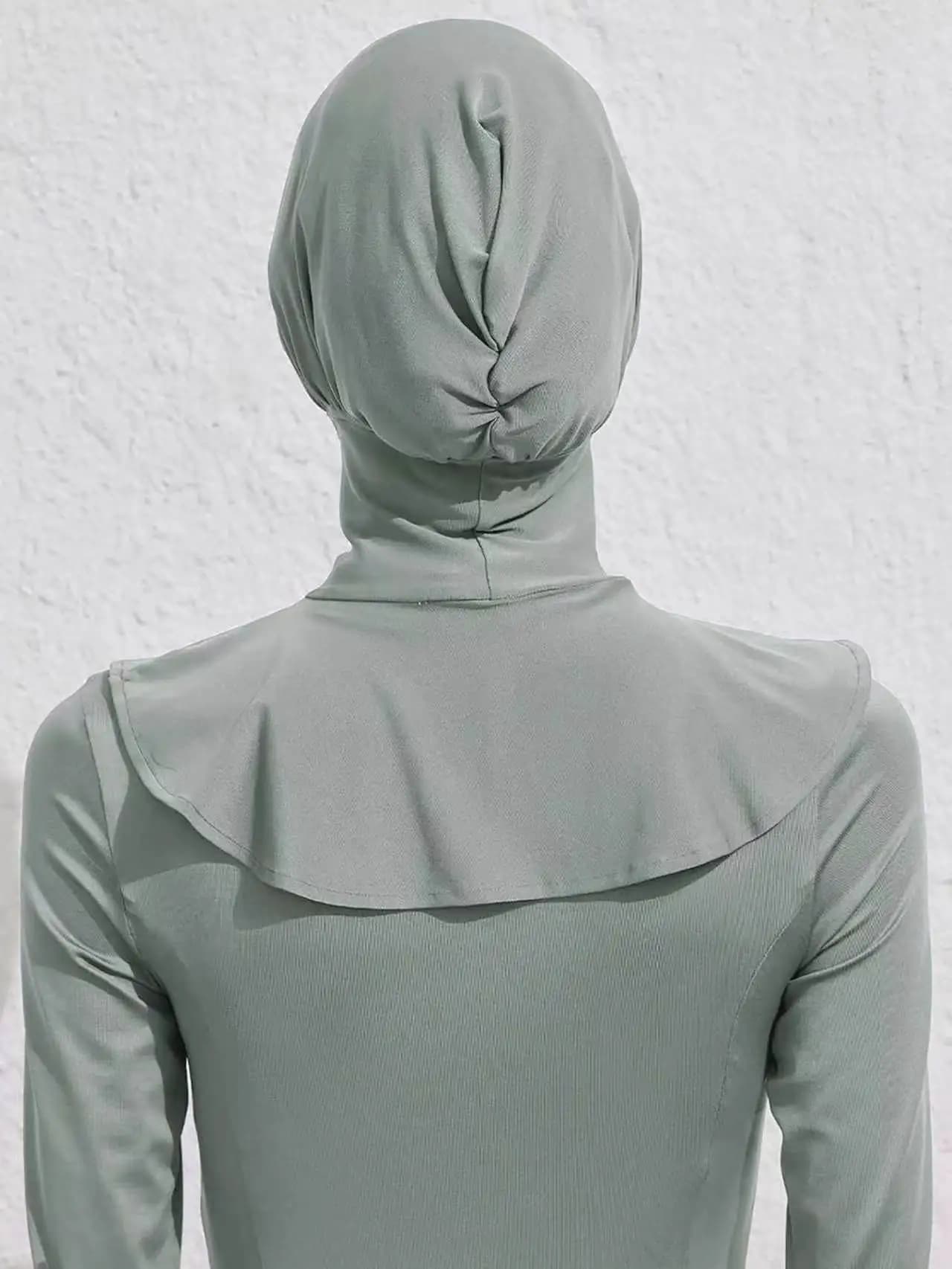 1PCS Women's Headscarf Swimming Hoodie Elegant Solid Color Polyester Fiber (Polyester) Summer