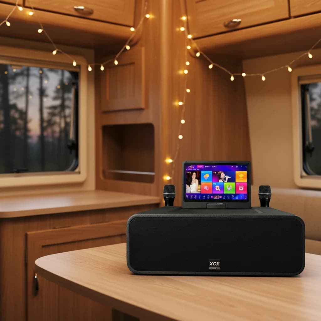 2026 10.1"New Multimedia Smart Movie Sound System Karaoke All-in-one Machine Home KTV Outdoor Camping Square Dance Wi-Fi