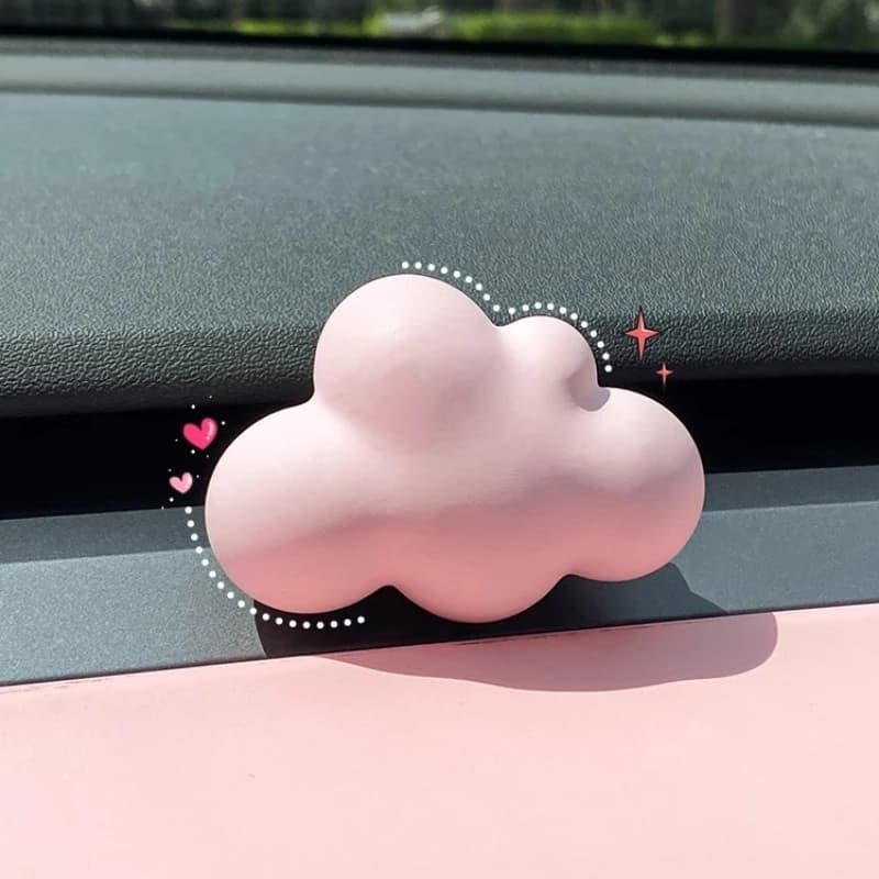 For Tesla Model 3 Y 2021-2025 Cute Cloud Car Deodorant Ornaments Gender Auto Air Vent Deodorant Aromatherapy Durable