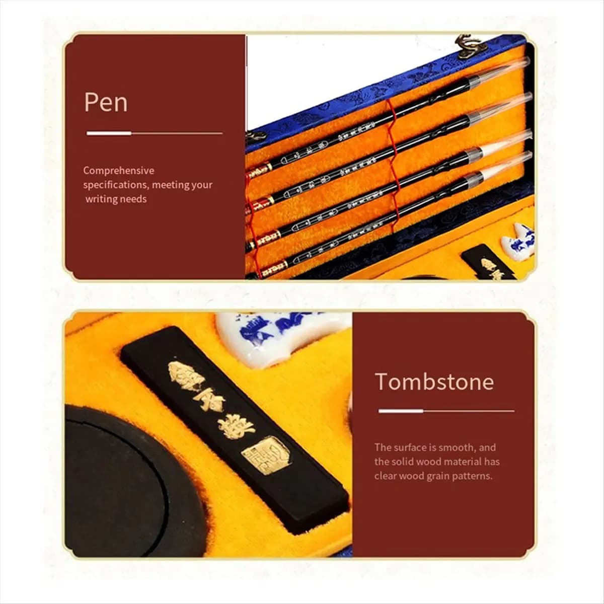 REST 10pcs Chinese Calligraphy Brushes Gift Set Painting Writing Brushes Watercolor Tools Set Sumi Painting Kanji Art Gift