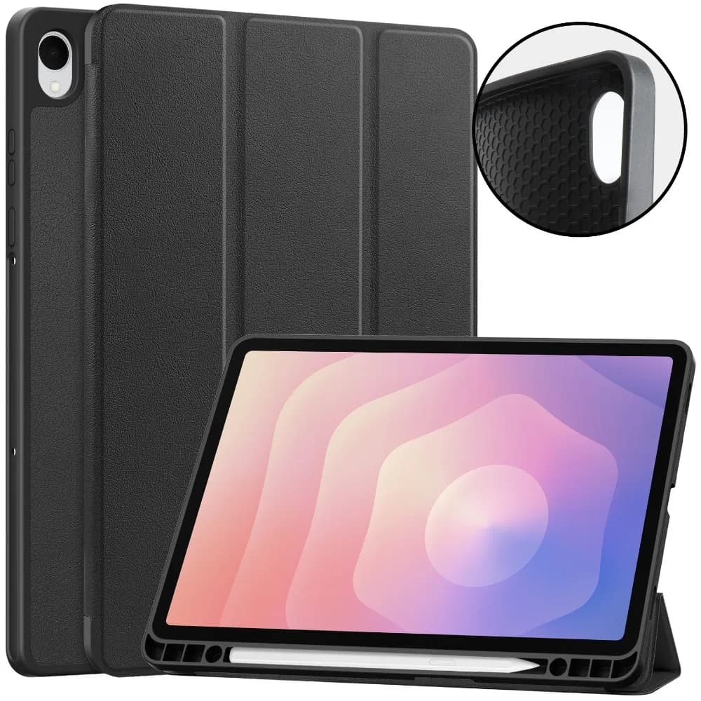 Funda Case For Samsung Tab S11 11" Smart Tablet Case For Galaxy Tab S11 5G SM-X730 SM-X736B Soft TPU Back Coque Pencil Holder