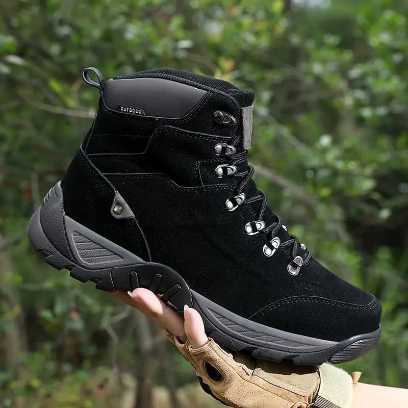 Scarpe da arrampicata all'aperto casual da uomo di grandi dimensioni Scarpe da campeggio tattiche per allenamento nella natura selvaggia Scarpe sportive da uomo