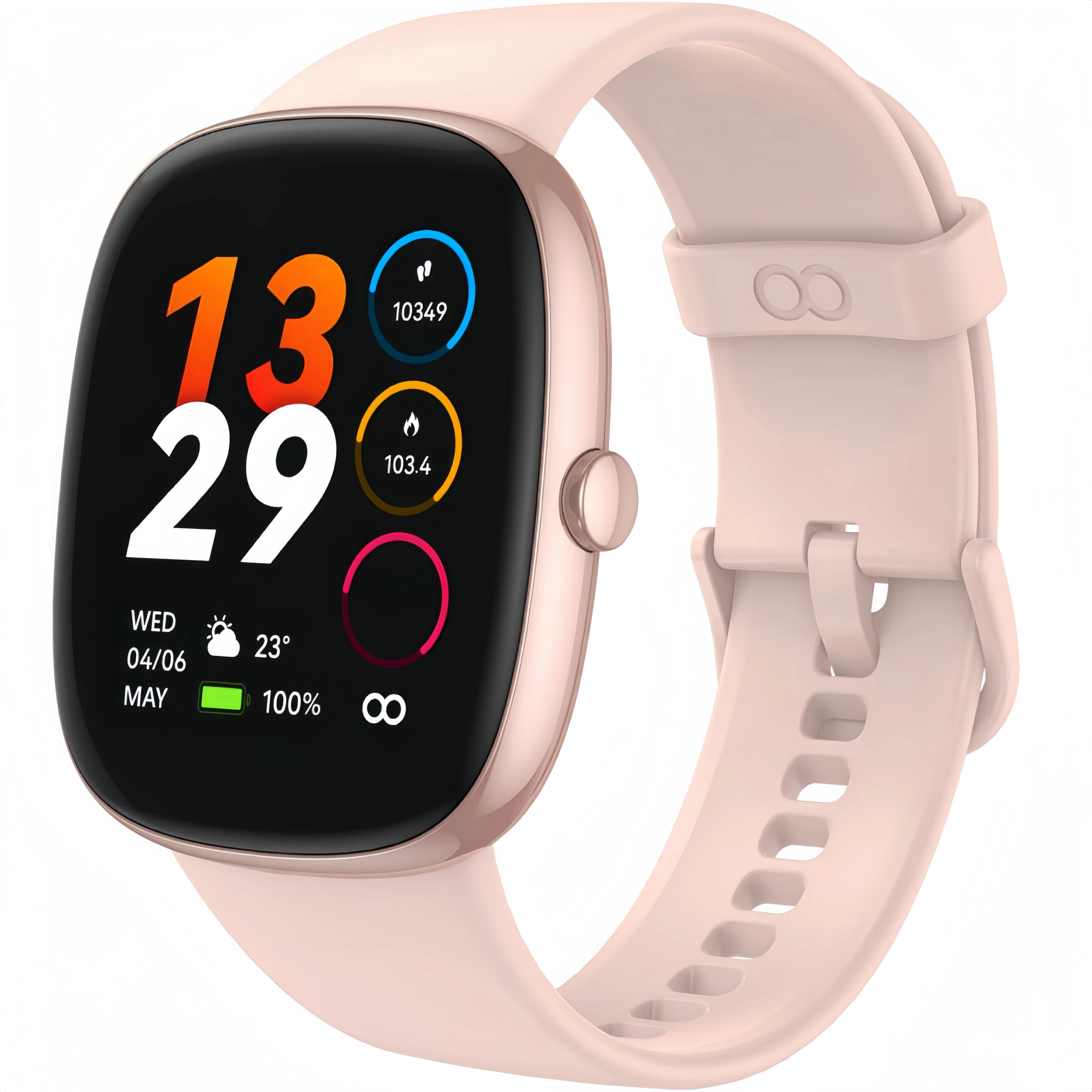 Smart Watches for Men Women Sleep Tracking, 46mm 1.3oz Step Calorie Counter Fitness Watch Activity tracker pedometro forAndro