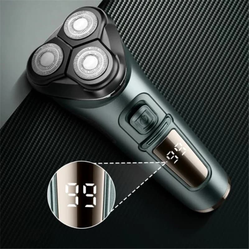 Washable Electric Razor For Man 3D Floating Razor Stubble Barba Machine Baffi Hair Cutting Bagnato Dry Face Hair Trimmer