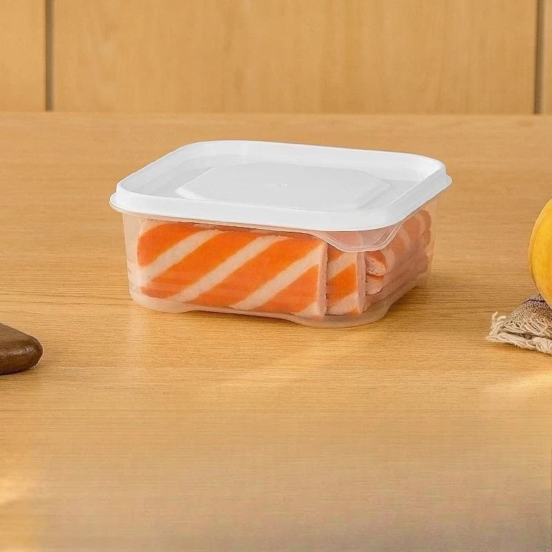 Food Grade Refrigerator Freezer Storage Box Sealed Container with Lid Microwave Safe Special Organizer for Frozen Meat Packaging