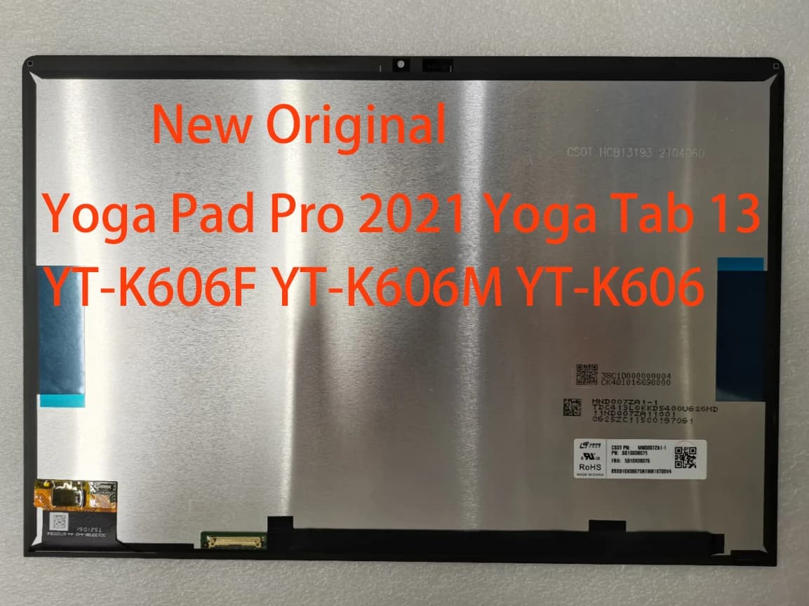 13 "Tablet LCD Per Lenovo Yoga Pad Pro 2021 Yoga Tab 13 YT-K606F YT-K606M YT-K606 Display LCD Touch Screen Digitizer Assembly