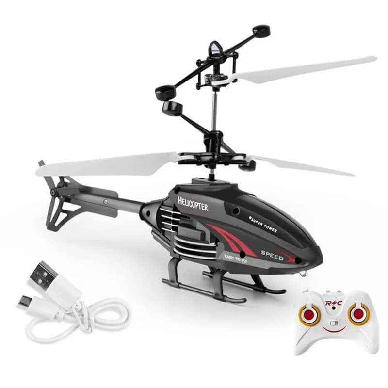 Giocattoli per elicotteri volanti elicottero Hover a induzione ricaricabile USB con telecomando per oltre bambini giochi Indoor ed Outdoor