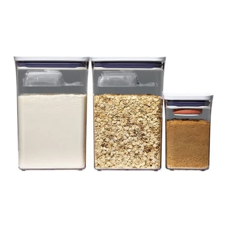 POP Container 6-Piece Baking Set Food Storage Container White