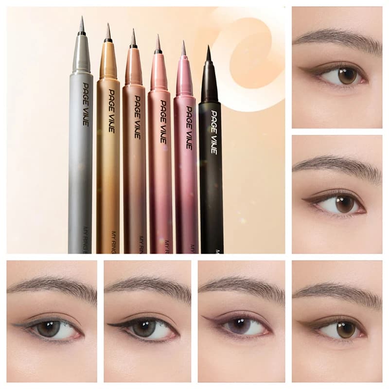 Brand Quick Drying Liquid Eyeliner Pen Waterproof Natural Slip Resistant Long-Term Soft Eye Makeup New Eyeliner Pen