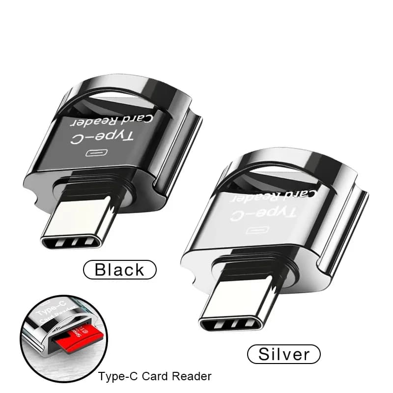 Adattatore OTG Mini Type-C per scheda di memoria TF Connettore dati ad alta velocità per MacBook ProiPadMini 6/ProMacBookAirType CDevice Samsung