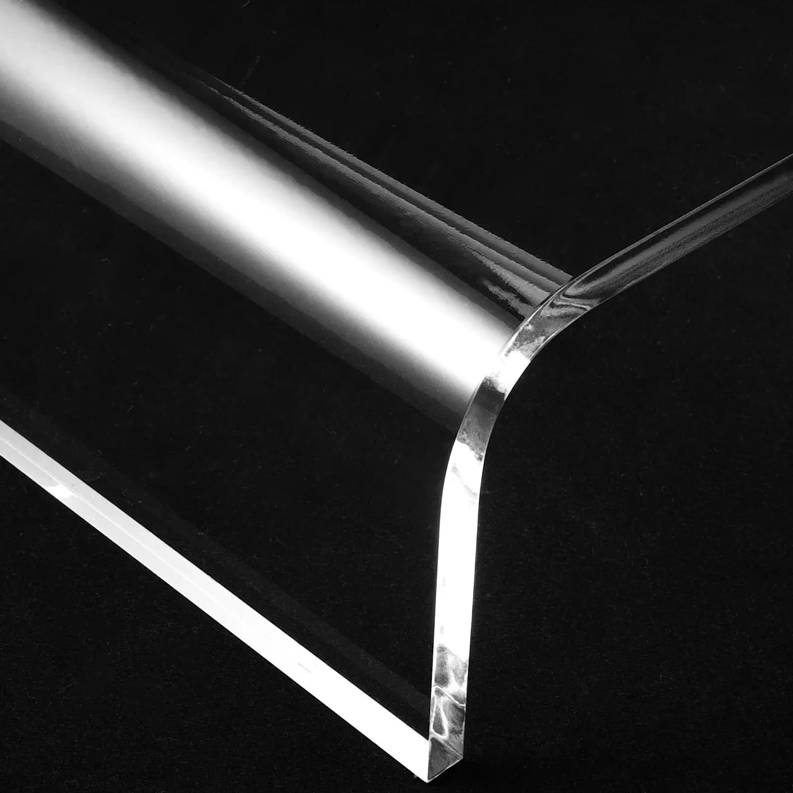 Acrylic Computer Monitor Stand Riser Clear Desktop Monitor Riser for Office Home Ergonomic Display Bracket Computer Screen Stand