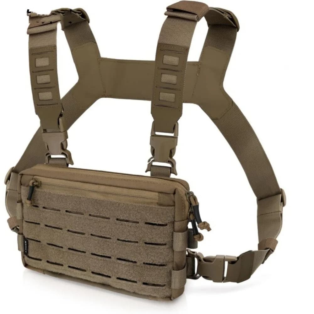Borsa da Petto in Nylon 1000D per Uomo, con Strisce Riflettenti, Zaino EDC Hip-hop Streetwear, Borsa Resistente all'Usura per Escursionismo