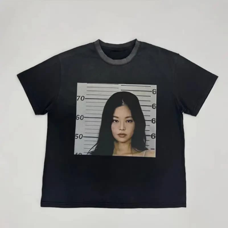 New Men jennie kim tee vintage Exclusive T Shirts T-Shirt Hip Hop Skateboard Street Cotton T-Shirts Tee Top US size N223