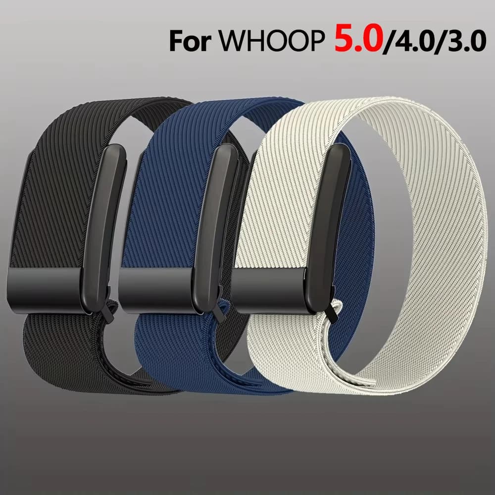 Cinturino in nylon per cinturini Whoop 5.0 Whoop 4.0/3,0 Bracciale sportivo elastico per orologio da polso elastico di ricambio per cinturini Whoop 5.0
