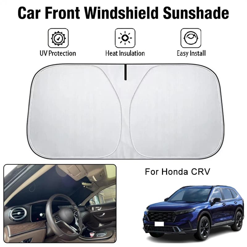 Parasole per parabrezza anteriore per Honda CRV, protezione UV, isolamento termico, accessorio per la protezione solare degli interni dell'auto
